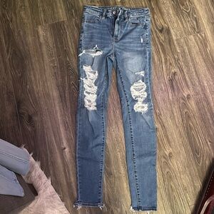 American Eagle super hi-rise jegging